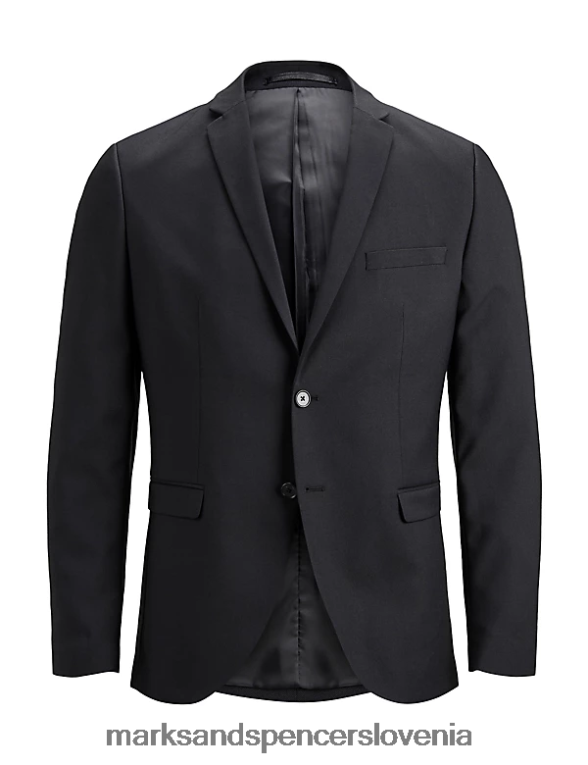 krojen blazer Črna Marks & Spencer oblačila uniseks 6T8F6X6203