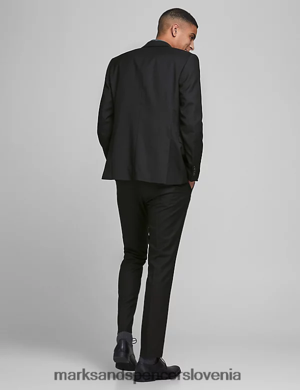 krojen blazer Črna Marks & Spencer oblačila uniseks 6T8F6X6203