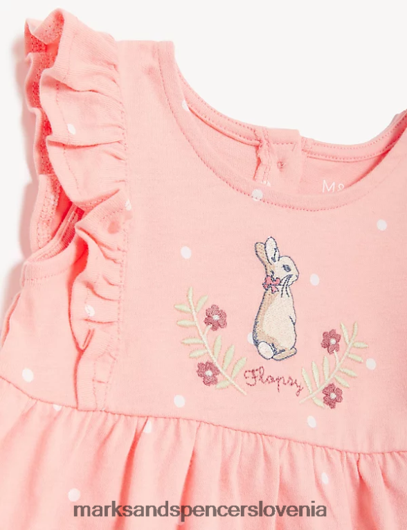 hlače peter rabbit iz čistega bombaža roza mešanica Marks & Spencer oblačila uniseks 6T8F6X7728