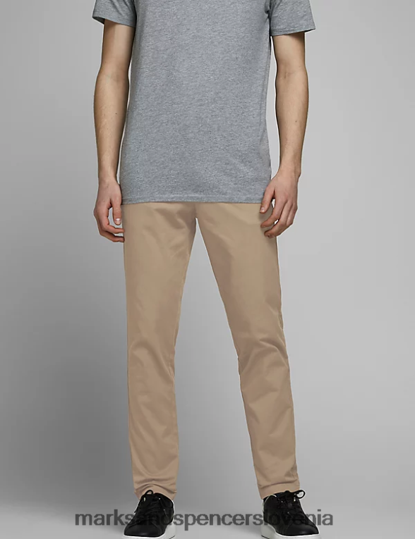 2pk slim chinos hlače kamen/mornarica Marks & Spencer oblačila uniseks 6T8F6X6281