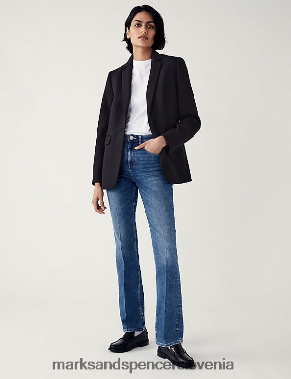 eva bootcut kavbojke svetlo indigo Marks & Spencer oblačila uniseks 6T8F6X865
