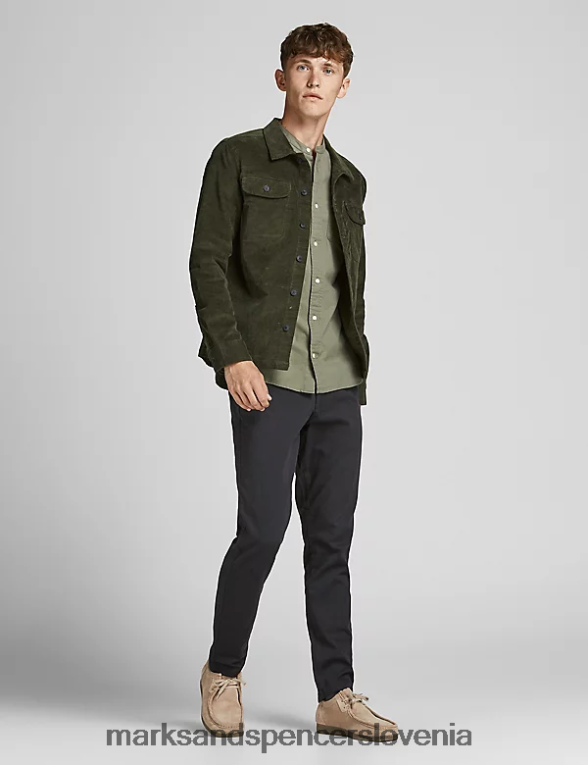 ožji chinos hlače črna mešanica Marks & Spencer oblačila uniseks 6T8F6X6724