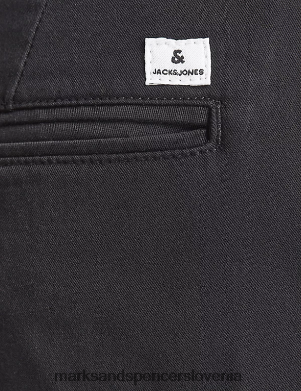 ožji chinos hlače črna mešanica Marks & Spencer oblačila uniseks 6T8F6X6724