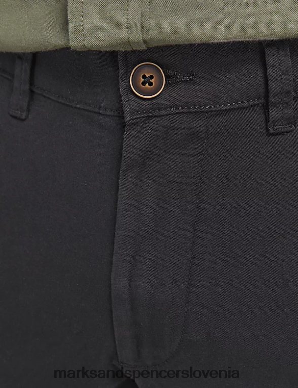 ožji chinos hlače črna mešanica Marks & Spencer oblačila uniseks 6T8F6X6724