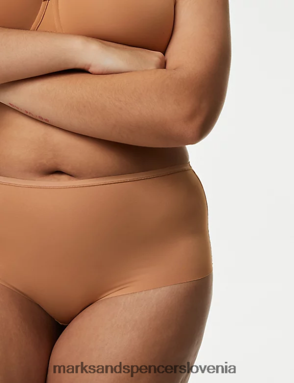3pk flexifit no vpl kratke hlače z visokim pasom bogat jantar Marks & Spencer oblačila uniseks 6T8F6X3926