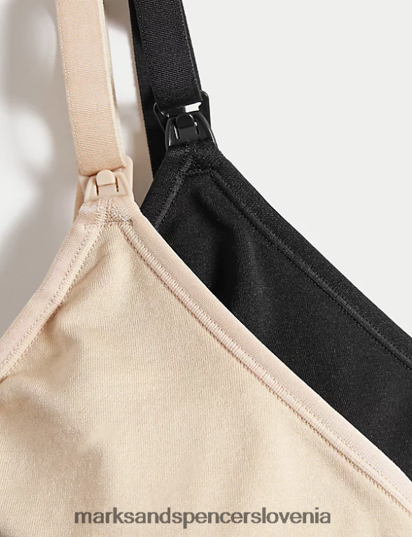 2pk brezšivni nedrčki za dojenje s polnimi košaricami mešanica opalina Marks & Spencer oblačila uniseks 6T8F6X4191