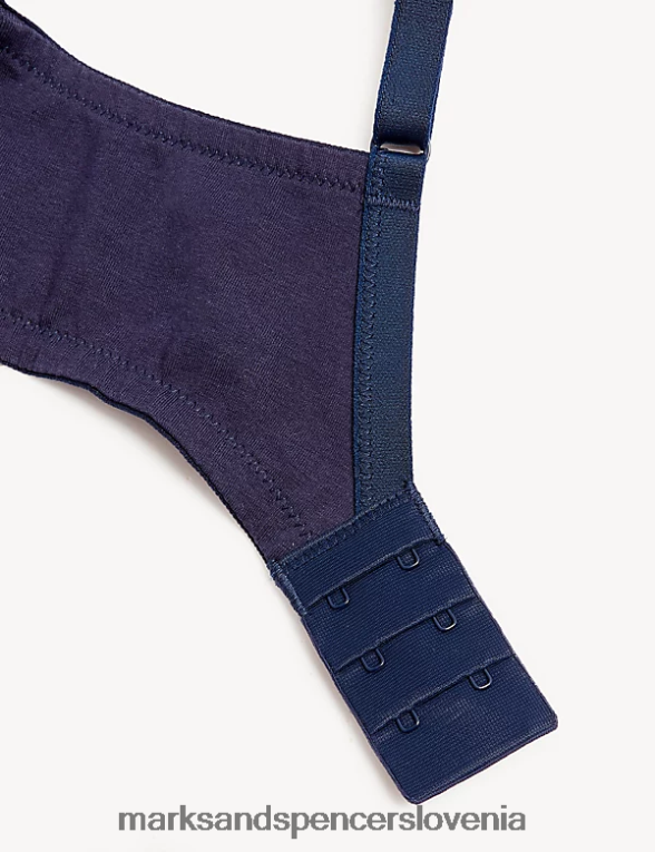 3pk bombažni nedrčki s polnimi košaricami mornarska mešanica Marks & Spencer oblačila uniseks 6T8F6X3918