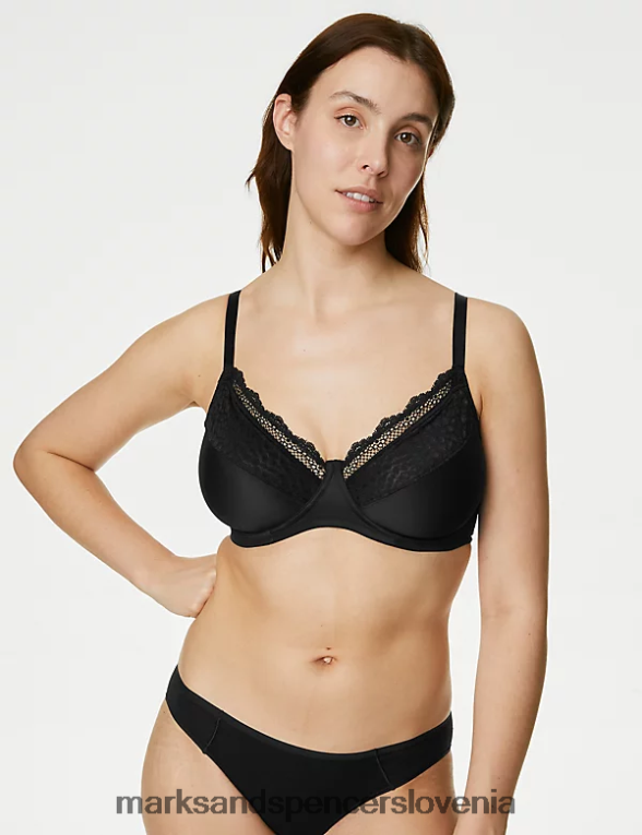 3pk žični modrčki z zmanjšanimi košaricami črna mešanica Marks & Spencer oblačila uniseks 6T8F6X3769