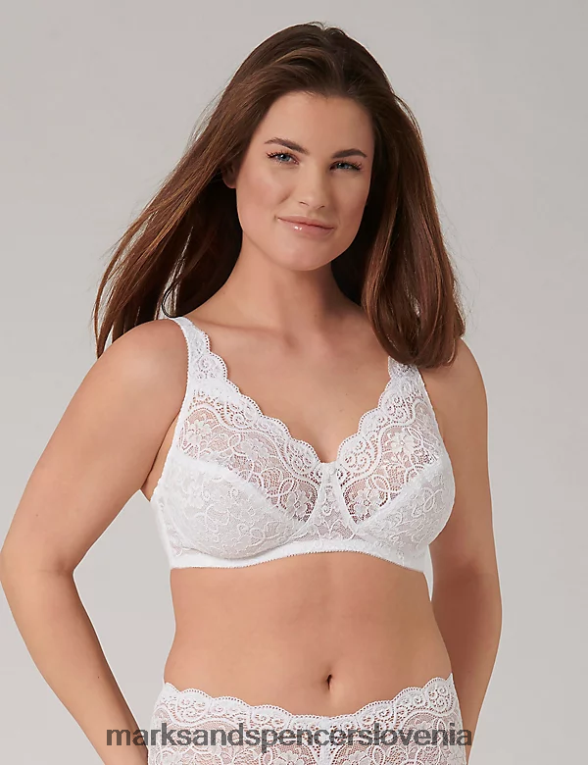 amourette 300 čipkast nedrček s polnimi košaricami bela Marks & Spencer oblačila uniseks 6T8F6X4706