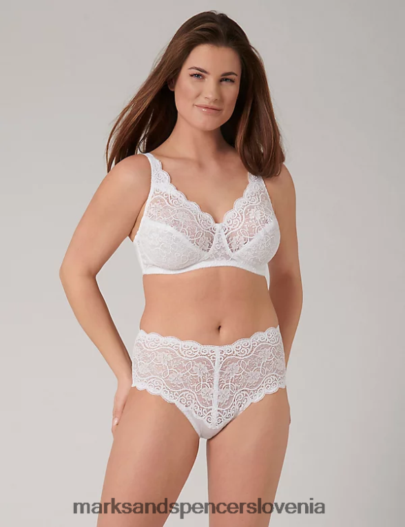 amourette 300 čipkast nedrček s polnimi košaricami bela Marks & Spencer oblačila uniseks 6T8F6X4706