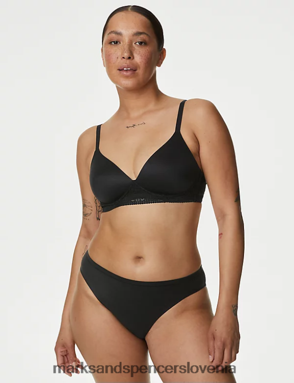 body soft nedrček s polnimi košaricami Črna Marks & Spencer oblačila uniseks 6T8F6X3811