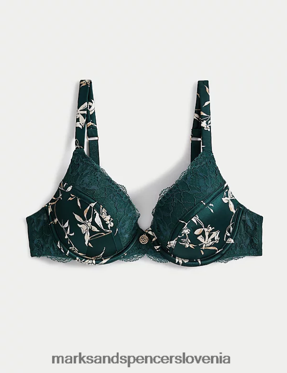cassia nedrček s polnimi košaricami iz svile in čipke zelena mešanica Marks & Spencer oblačila uniseks 6T8F6X4110
