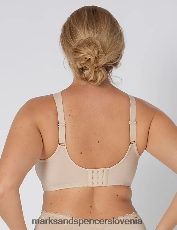 doreen nedrček s popolno oporo iz bombaža bež Marks & Spencer oblačila uniseks 6T8F6X4304
