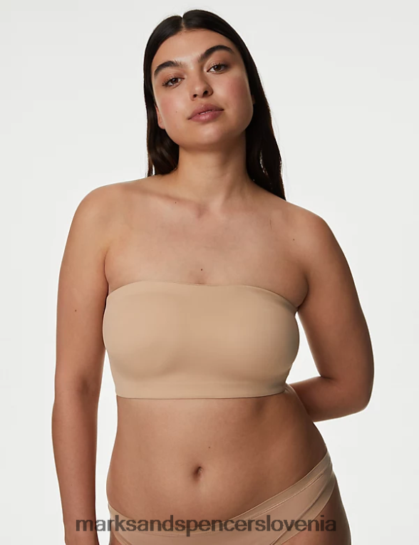 flexifit bandeau modrček brez žic rožnati kremen Marks & Spencer oblačila uniseks 6T8F6X4282