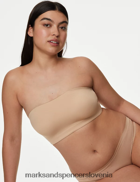 flexifit bandeau modrček brez žic rožnati kremen Marks & Spencer oblačila uniseks 6T8F6X4282