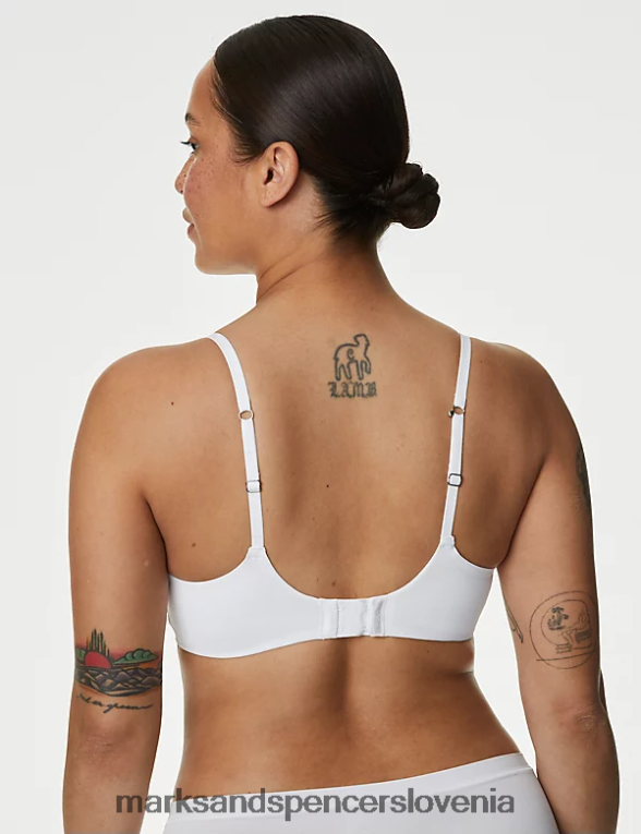 flexifit brezžična majica bela Marks & Spencer oblačila uniseks 6T8F6X4034