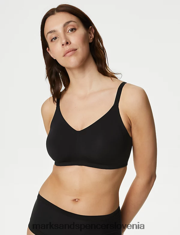 flexifit nedrček s polnimi košaricami Črna Marks & Spencer oblačila uniseks 6T8F6X3792