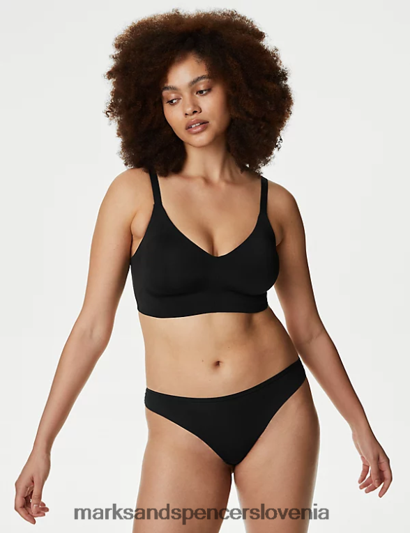flexifit nedrček s polnimi košaricami Črna Marks & Spencer oblačila uniseks 6T8F6X3794