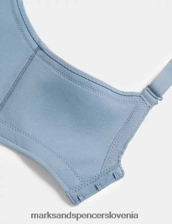 flexifit nedrček s polnimi košaricami sivo modra Marks & Spencer oblačila uniseks 6T8F6X4135
