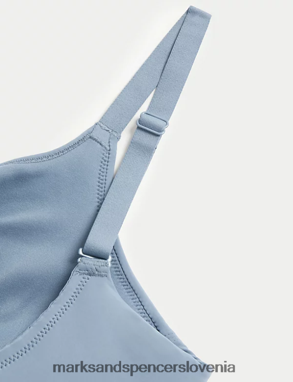 flexifit nedrček s polnimi košaricami sivo modra Marks & Spencer oblačila uniseks 6T8F6X4141