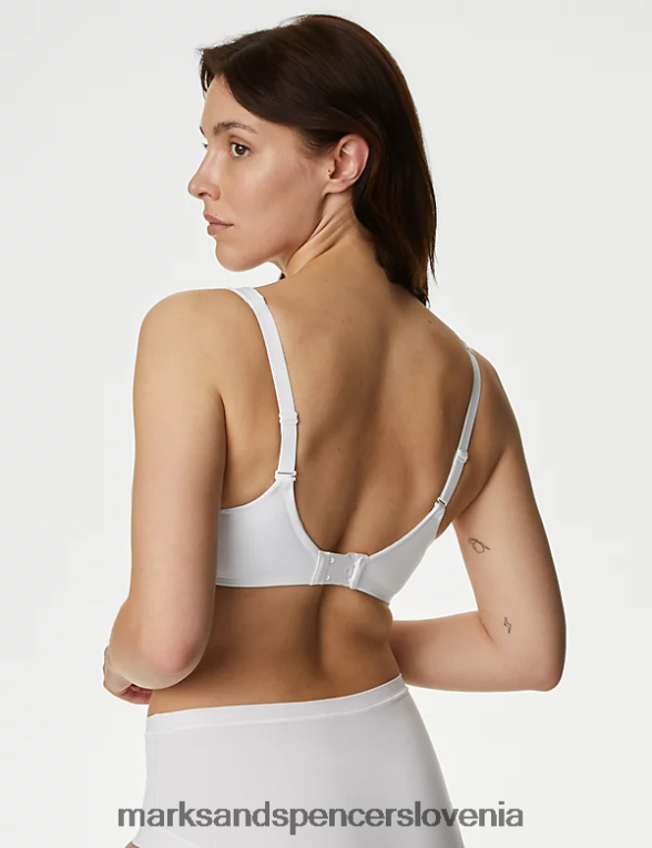 flexifit nedrček s pomanjšano žico bela Marks & Spencer oblačila uniseks 6T8F6X4406