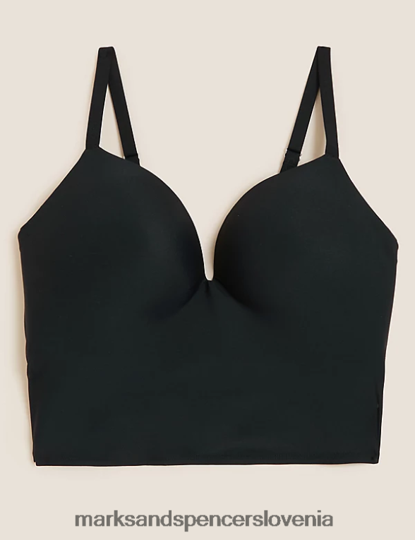 flexifit nedrček s potiskom brez žic Črna Marks & Spencer oblačila uniseks 6T8F6X4438