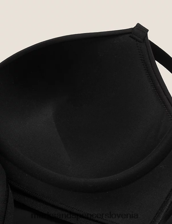flexifit nedrček s potiskom brez žic Črna Marks & Spencer oblačila uniseks 6T8F6X4438