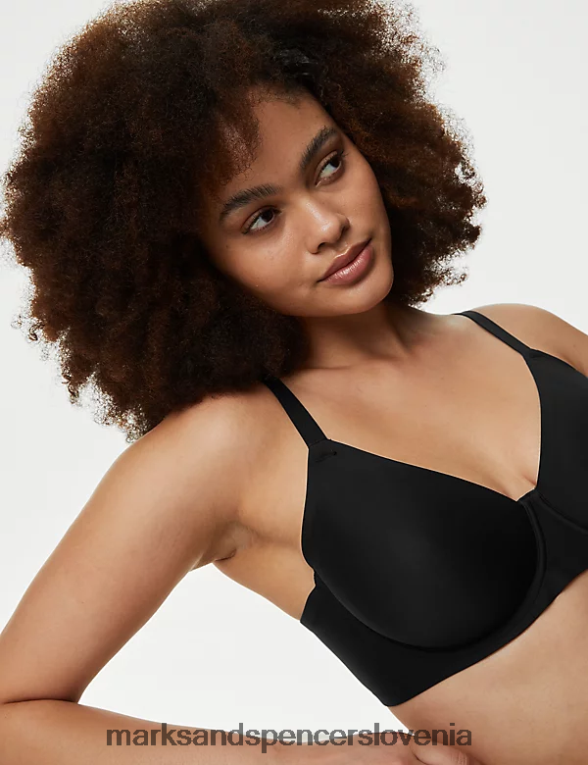 flexifit nevidni nedrček s polnimi košaricami Črna Marks & Spencer oblačila uniseks 6T8F6X4378