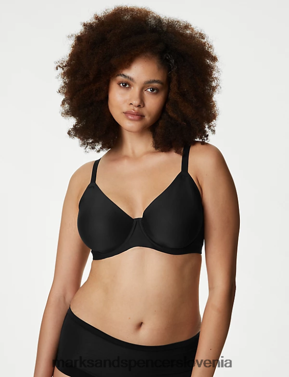 flexifit nevidni nedrček s polnimi košaricami Črna Marks & Spencer oblačila uniseks 6T8F6X4378