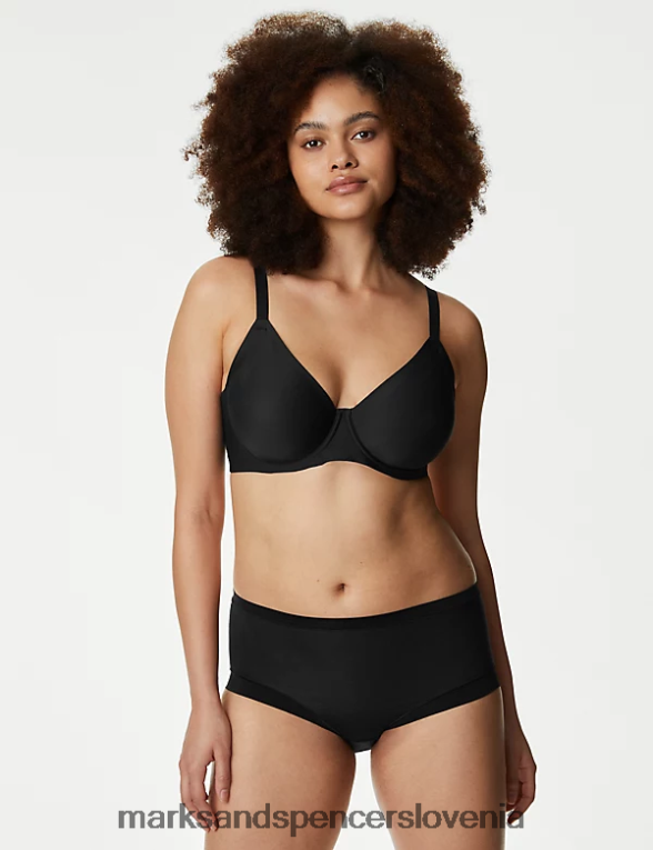 flexifit nevidni nedrček s polnimi košaricami Črna Marks & Spencer oblačila uniseks 6T8F6X4378