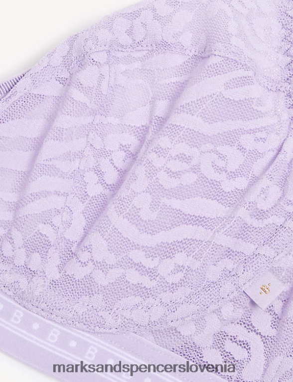 gisella mrežast nedrček z globokim žico lila Marks & Spencer oblačila uniseks 6T8F6X3763