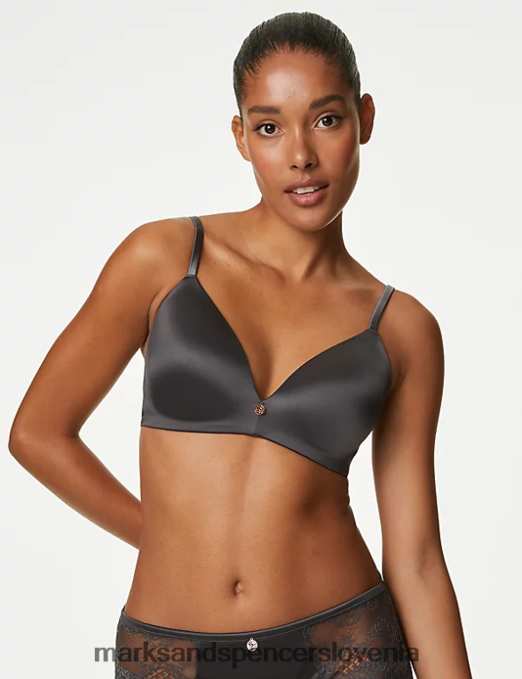 gladek podložen nedrček siva Marks & Spencer oblačila uniseks 6T8F6X4946