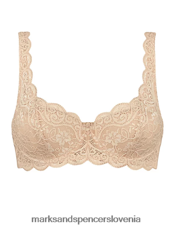 čipkasti balkonski nedrček amourette 300 biskvit Marks & Spencer oblačila uniseks 6T8F6X4731