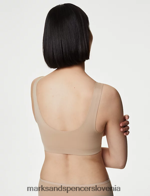 kratki top flexifit brez žic rožnati kremen Marks & Spencer oblačila uniseks 6T8F6X1342