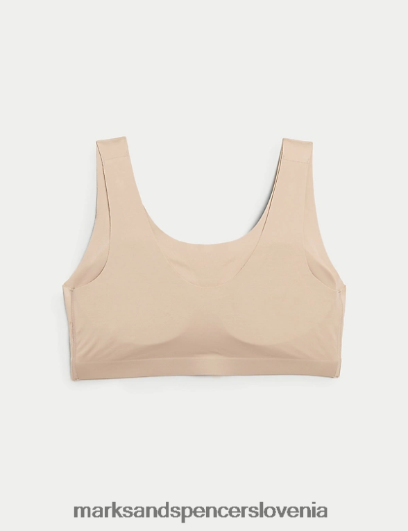 kratki top flexifit brez žic rožnati kremen Marks & Spencer oblačila uniseks 6T8F6X1342