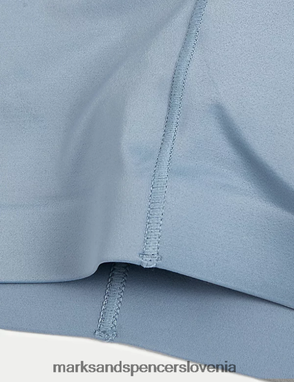 kratki top flexifit brez žic sivo modra Marks & Spencer oblačila uniseks 6T8F6X1347