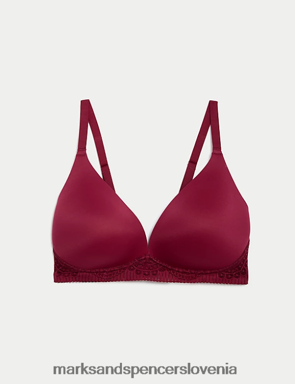 mehak nedrček brez žic temna malina Marks & Spencer oblačila uniseks 6T8F6X4045