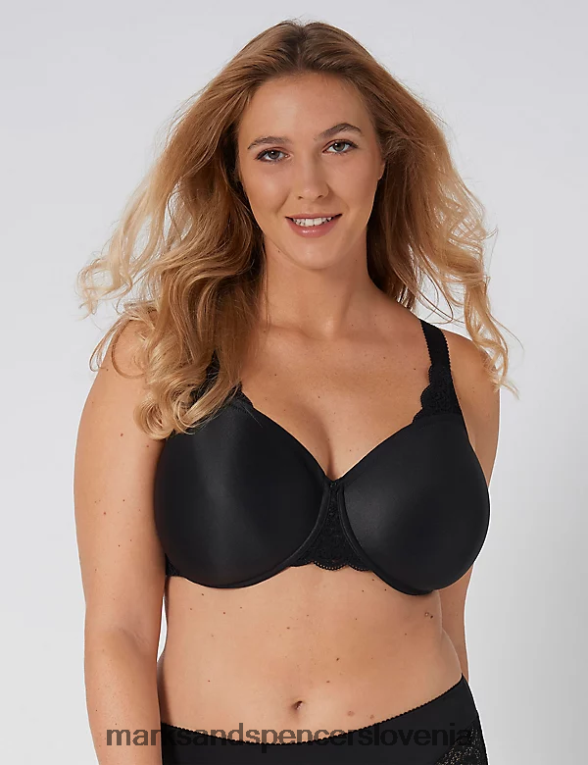 nedrček amourette 300 s čipko Črna Marks & Spencer oblačila uniseks 6T8F6X4183