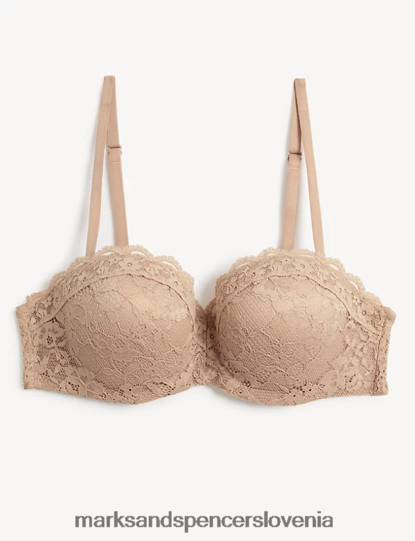 nedrček s čipkastim trakom rožnati kremen Marks & Spencer oblačila uniseks 6T8F6X4189
