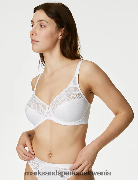 nedrček s polnimi košaricami Wild blooms bela Marks & Spencer oblačila uniseks 6T8F6X4083