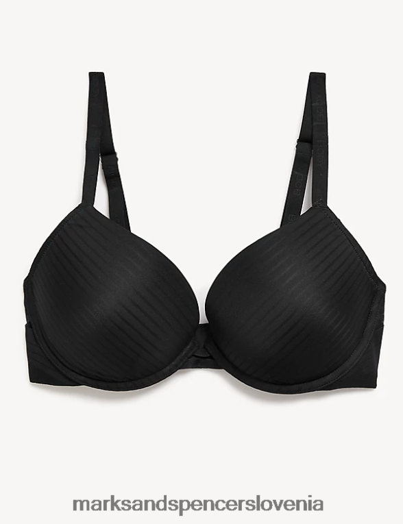 nedrček z žico push-up Črna Marks & Spencer oblačila uniseks 6T8F6X4411