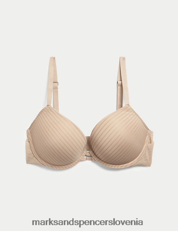 nedrček z žico push-up rožnati kremen Marks & Spencer oblačila uniseks 6T8F6X3970