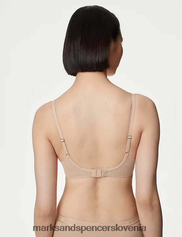 nedrček z žico push-up rožnati kremen Marks & Spencer oblačila uniseks 6T8F6X3970