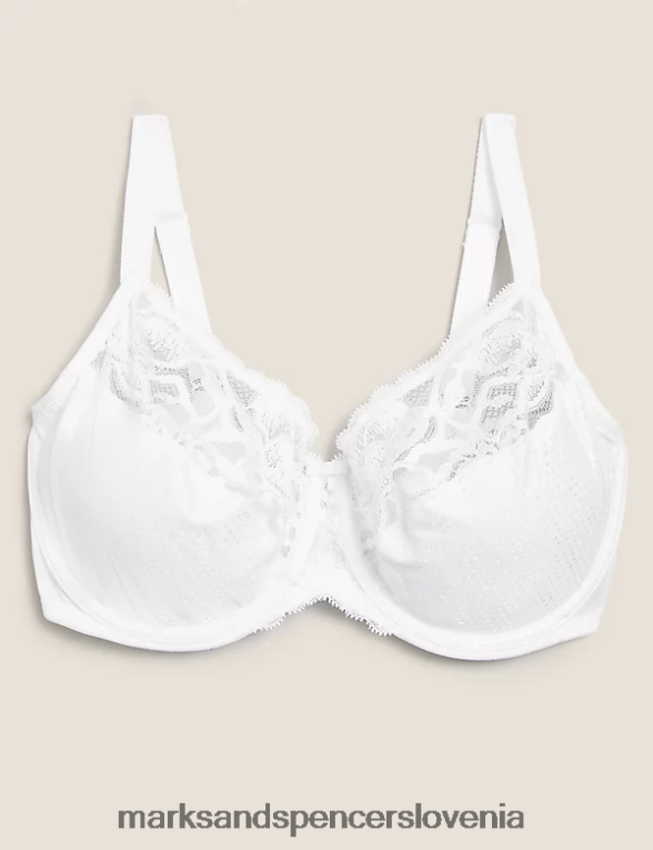 nedrček z minimizatorjem Wild blooms s polnimi košaricami bela Marks & Spencer oblačila uniseks 6T8F6X4028