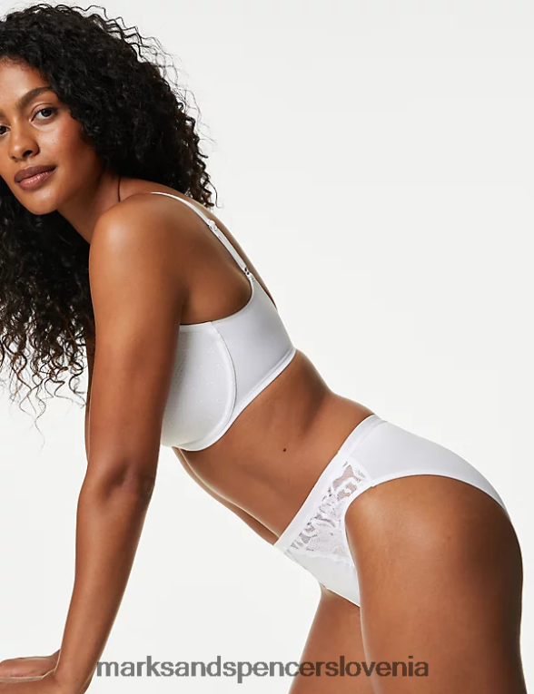 nedrček z minimizatorjem Wild blooms s polnimi košaricami bela Marks & Spencer oblačila uniseks 6T8F6X4028