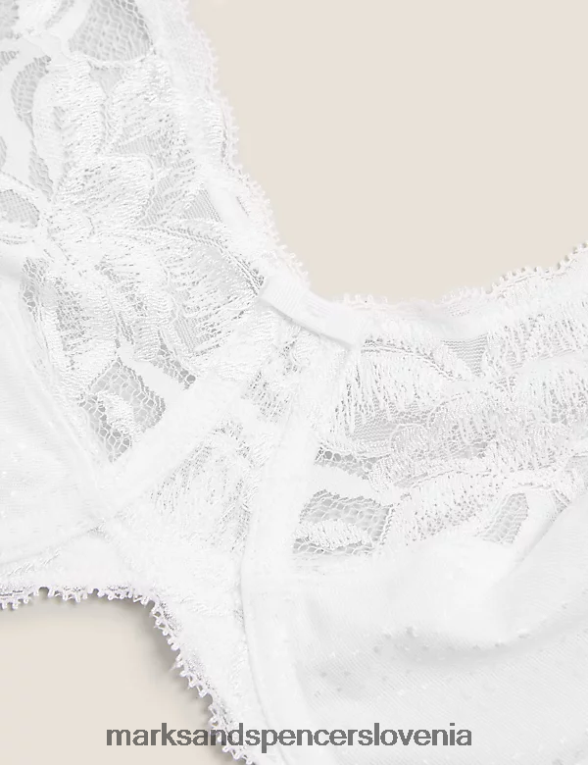 nedrček z minimizatorjem Wild blooms s polnimi košaricami bela Marks & Spencer oblačila uniseks 6T8F6X4028