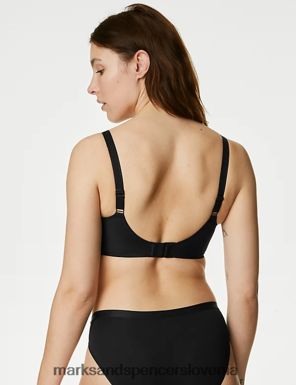 nedrček z minimizatorjem Wild blooms s polnimi košaricami Črna Marks & Spencer oblačila uniseks 6T8F6X3728