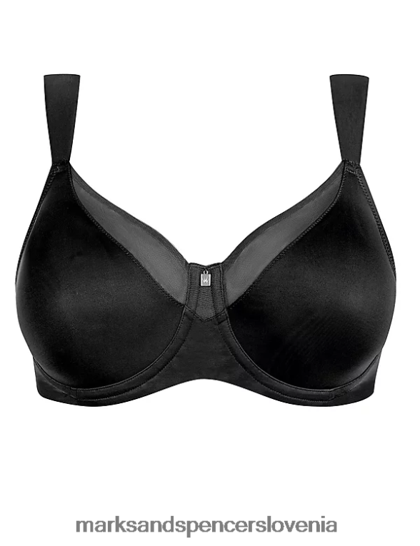 nepodložen nedrček z minimizirajočimi spodnjicami prave oblike sensation Črna Marks & Spencer oblačila uniseks 6T8F6X4410