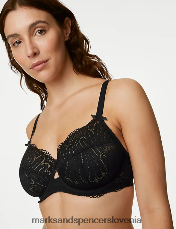 nova čipkasti nedrček s polnimi košaricami Črna Marks & Spencer oblačila uniseks 6T8F6X4862