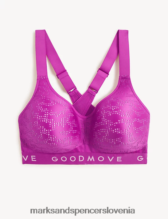 svoboda gibanja vrhunski športni modrček za podporo temno magenta Marks & Spencer oblačila uniseks 6T8F6X4901